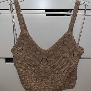 Express knit crop top